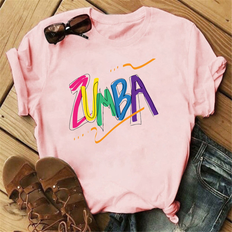 Title 4, Camiseta feminina com estampa aquarela Zumba