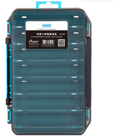 Многофункциональный двухслойный ящик для хранения приманок.