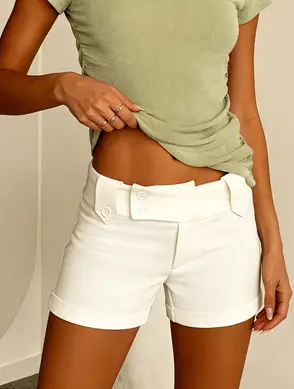 Mature High-Waisted Shorts