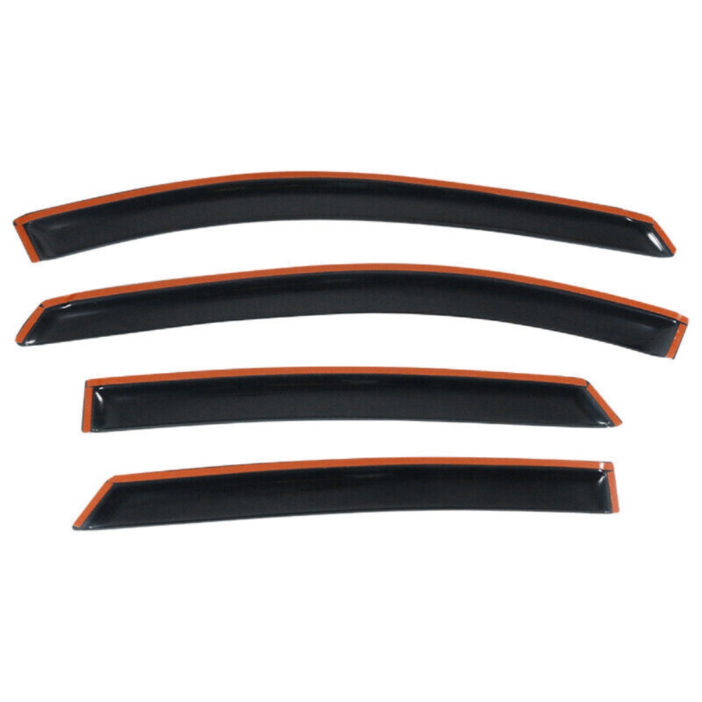 For 2004-2009 Prius Hatchback Slim Style Window Visors Rain Sun Guard Deflector