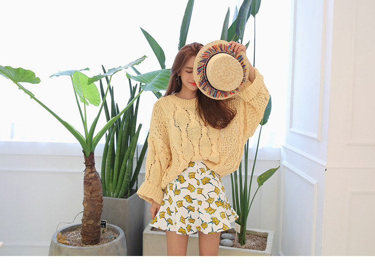 Women's Sunshade Seaside Sun Protection Straw Hat