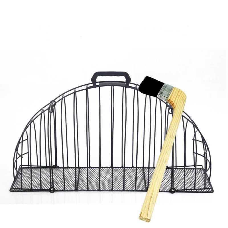 Bath cage brush