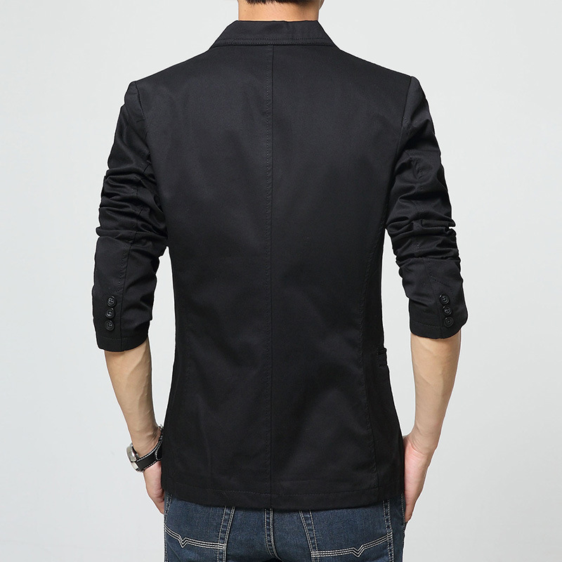 Men's Heavy Washed Cotton American Casual Suit