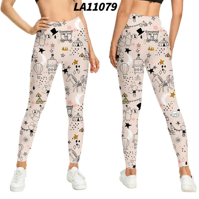 Women's Floral Print High waist Buttocks Tights 5 Style - Shop at LoveMi