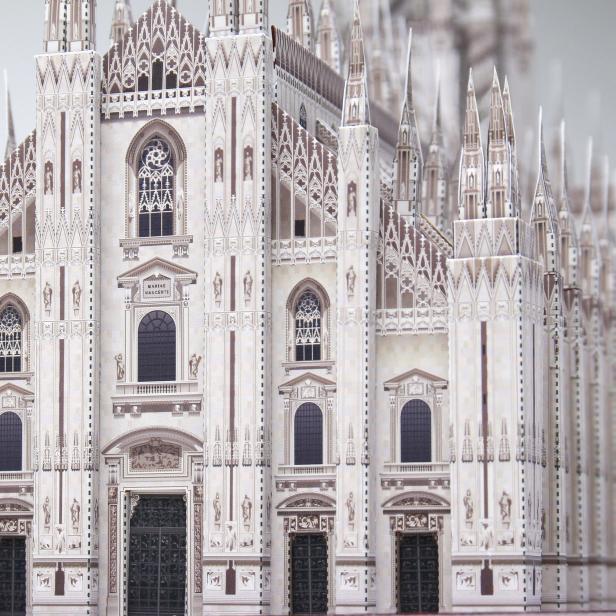 Title 2, DIY Italy Milan Cathedral Craft Paper Model 3D ...