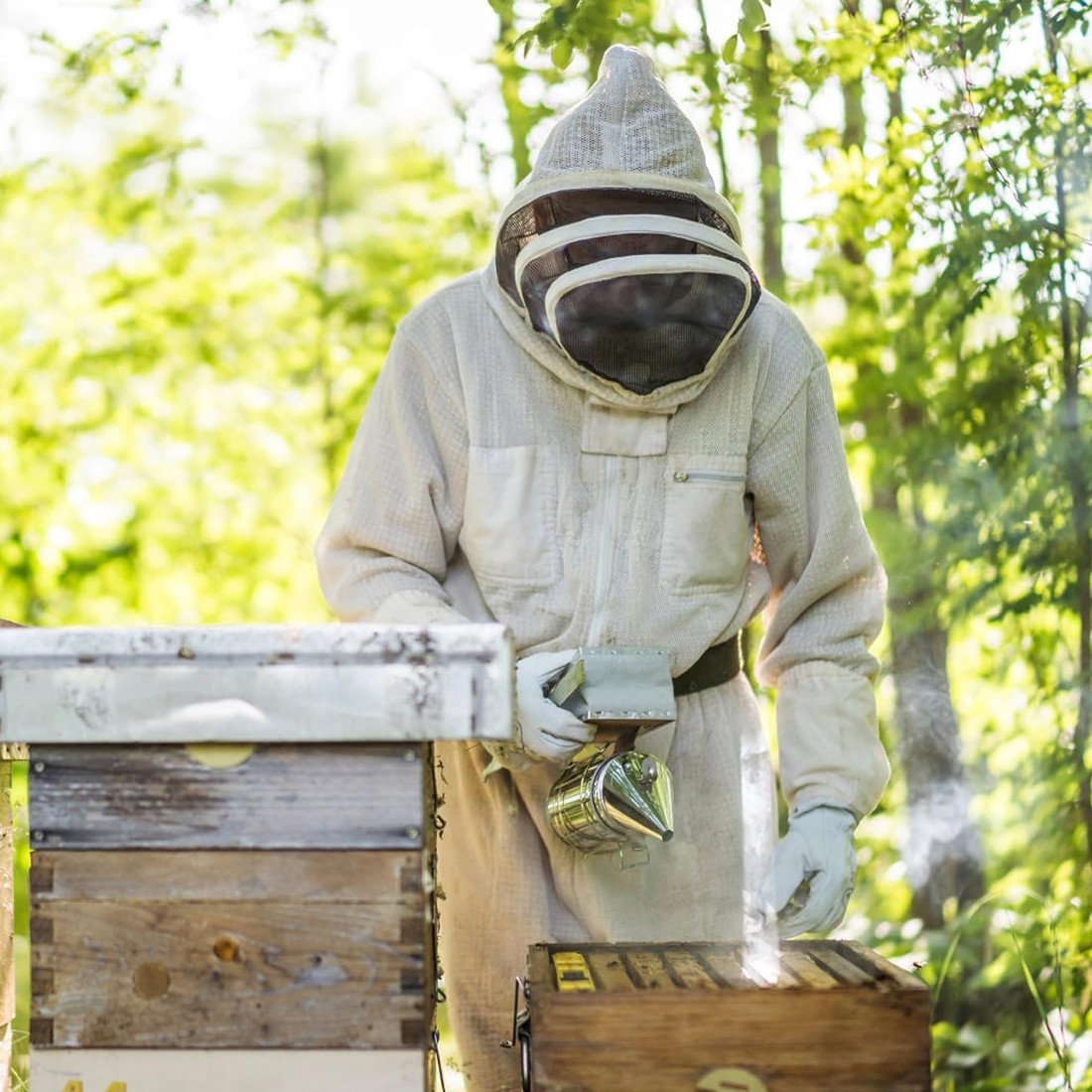 Beekeeping Tools Stainless Steel Large Heat Shield Beekeeping Apiary Beekeeper