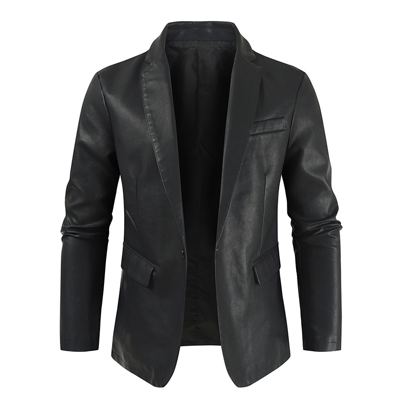 Locomotive Coat Slim Korean Small Suit Black - Shop at LoveMi