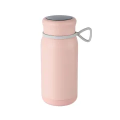 Intelligent Thermostatic Hand Cup Stainless Steel Heating Seamless Liner - Pink - View 1