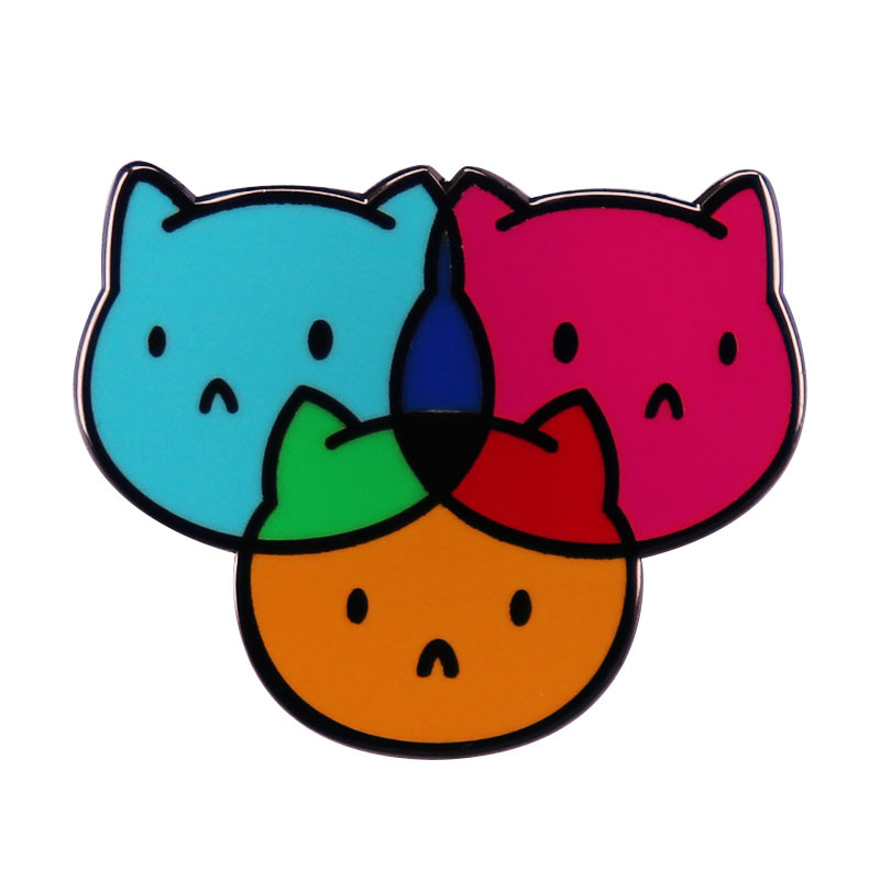 Cat Head Brooch