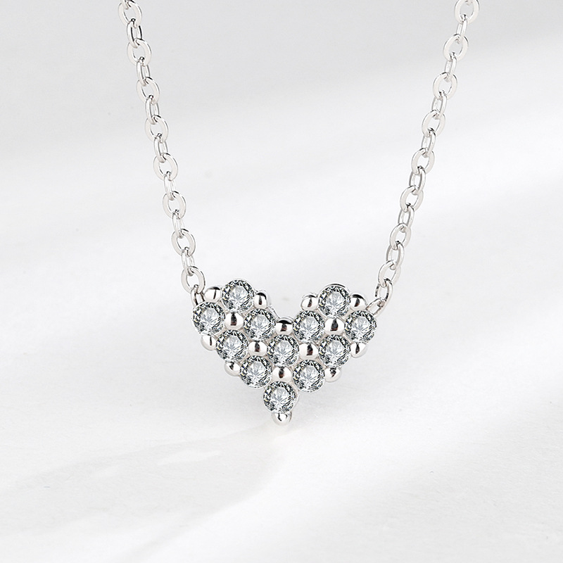 Simple Temperament Female Love Clavicle Chain