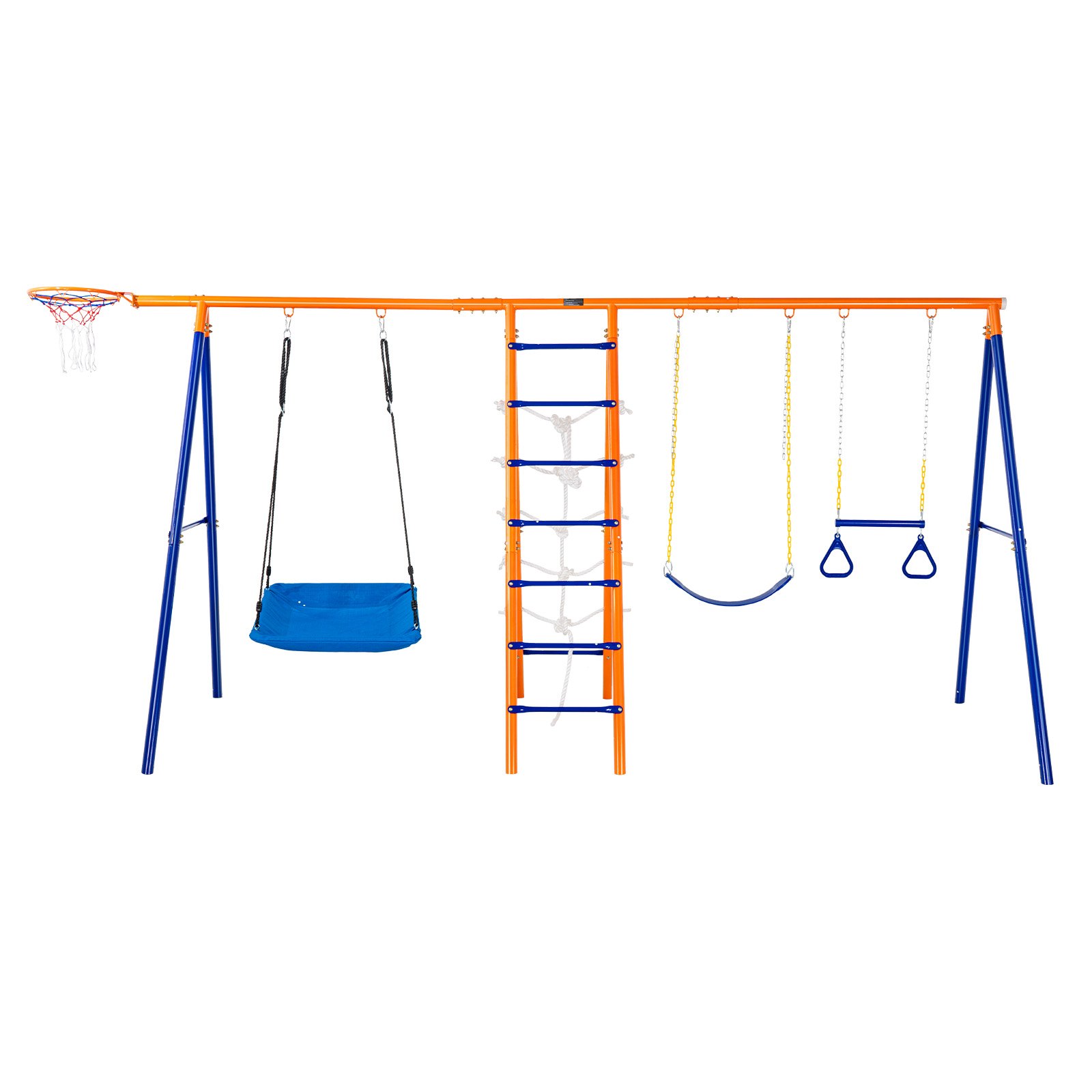 Swing Sets For 6 In 1 Swing Set 440lbs Capacity Metal Swingset — foto 3