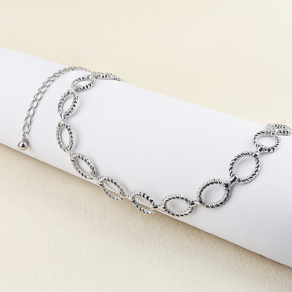 Waist Chain Women Senior Sense Circle Wavy Metal Chain With Jeans All Fashion Accessories