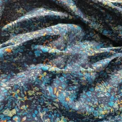 Elastic Poplin Plant Flower Series Cotton Fabric - 60Stretch Poplin - View 1
