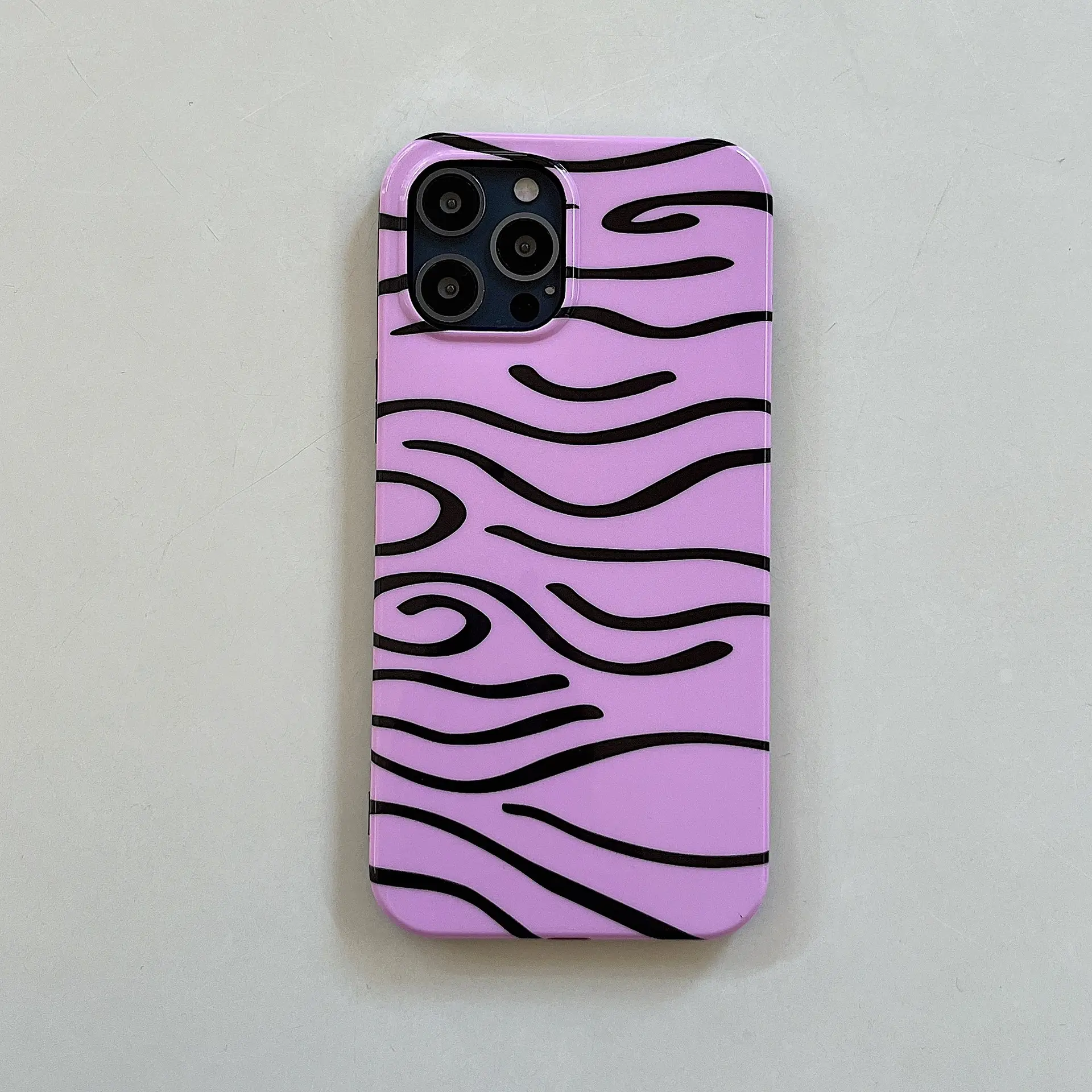 Foundation Make Up Black Stripe Mobile Phone Soft Shell