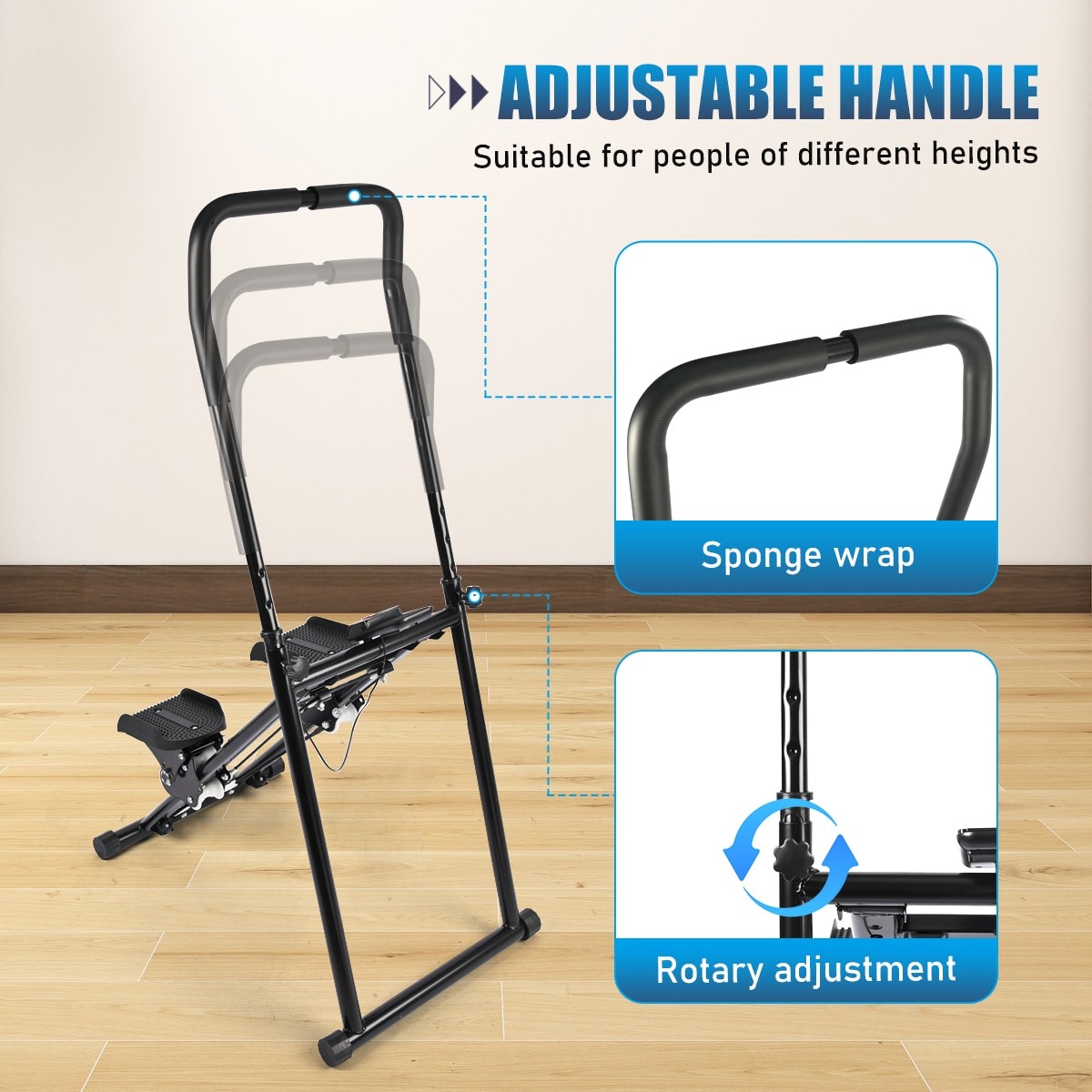 Vertical Climber Stair Stepper Machine Home Gym Exercise