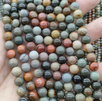 Natural Tiger Stone Powder Crystal Amethyst Lapis Hybrid DIY