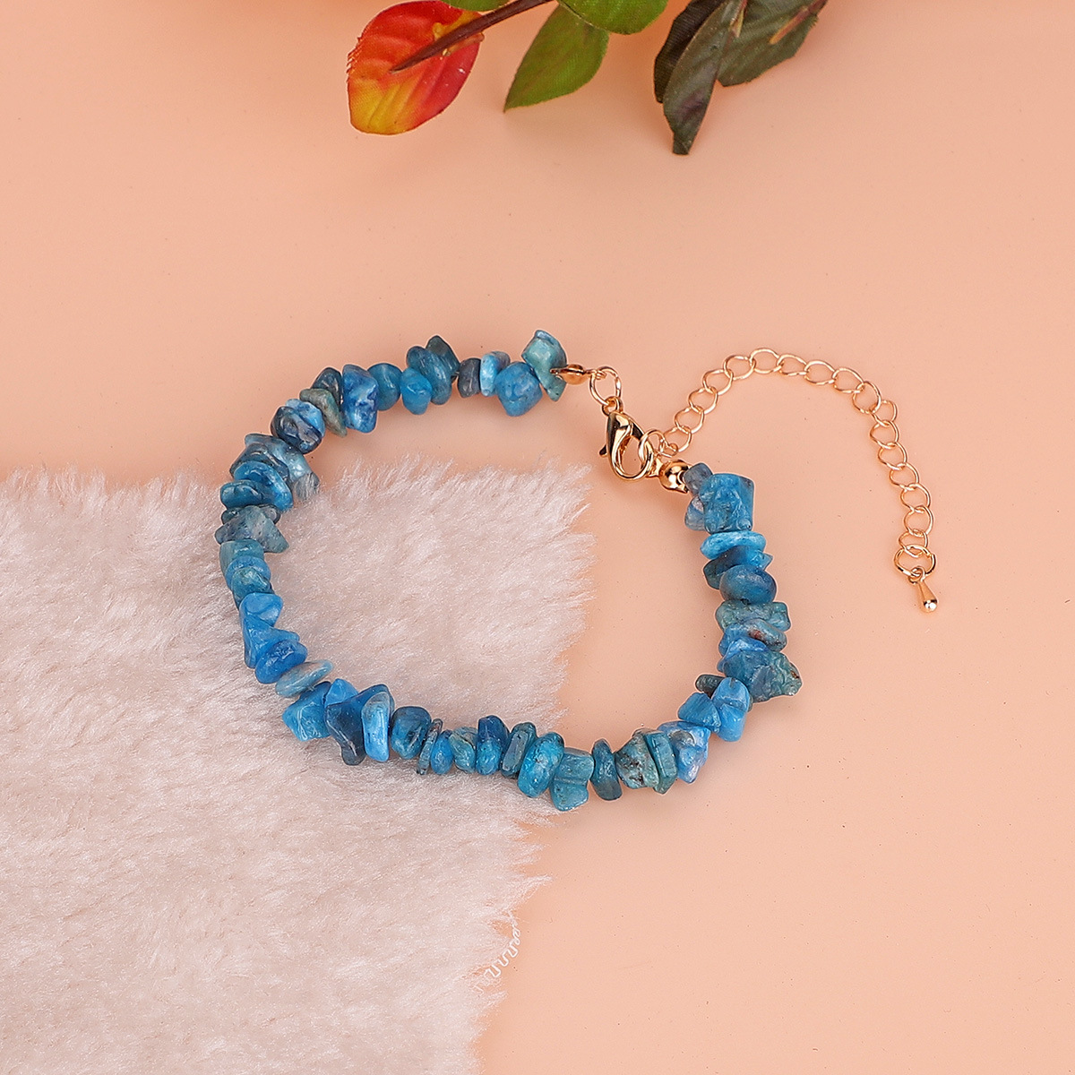 Fashion Multicolor Natural Crushed Stone Crystal Bracelet
