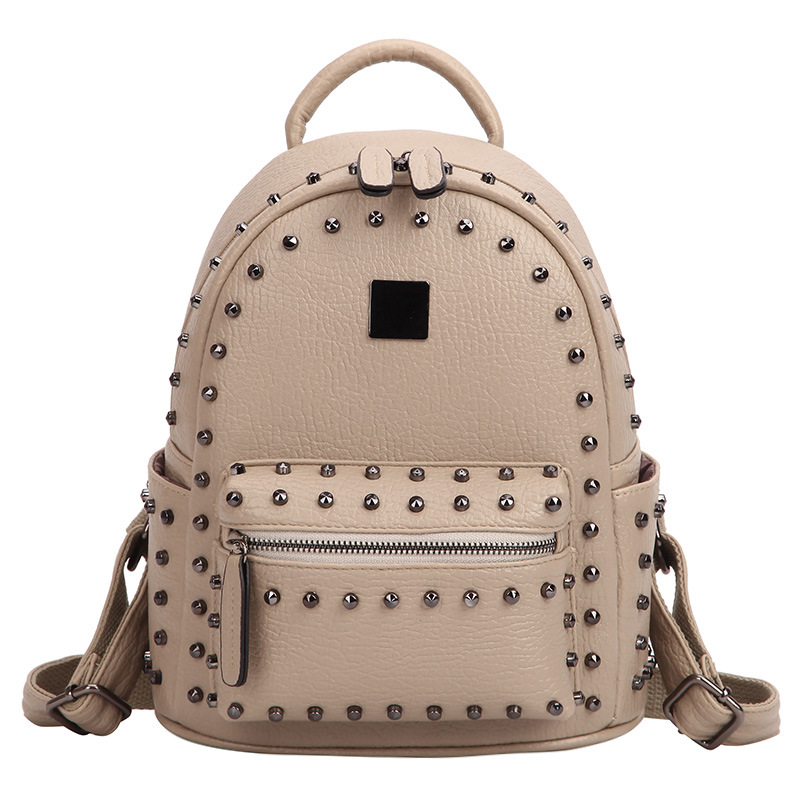 Title 1, Damen Rucksack klein mit Nieten, vielseitig und...