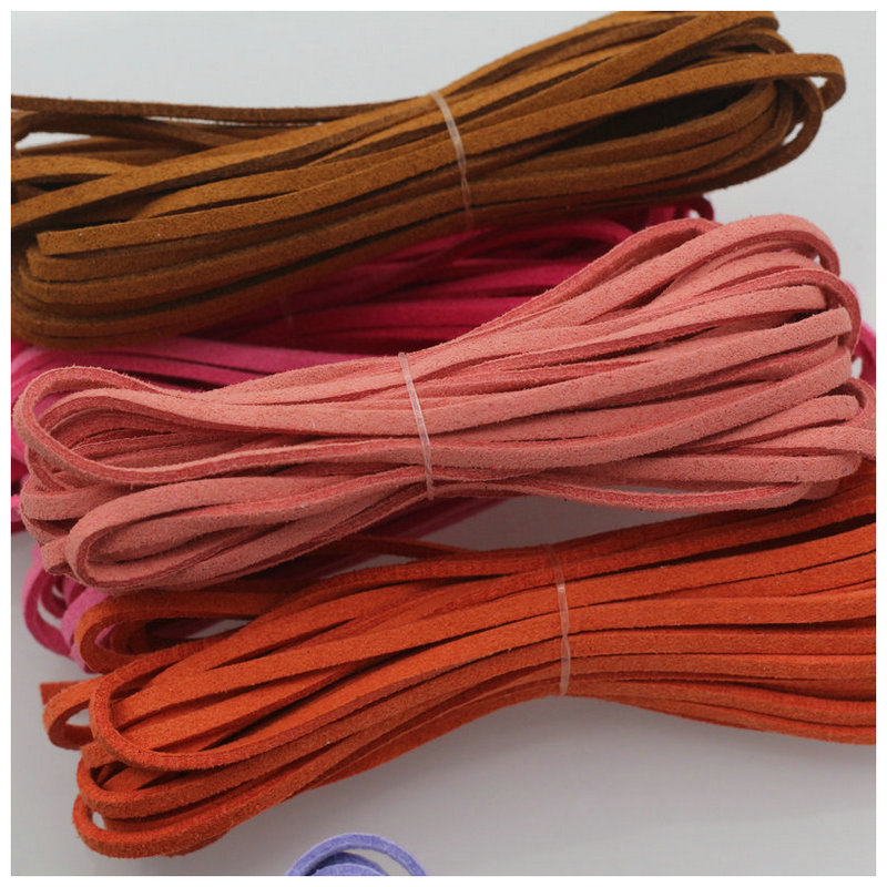 Title 27, 3MM DIY Bracelet Necklace Suede Rope Create Uni...