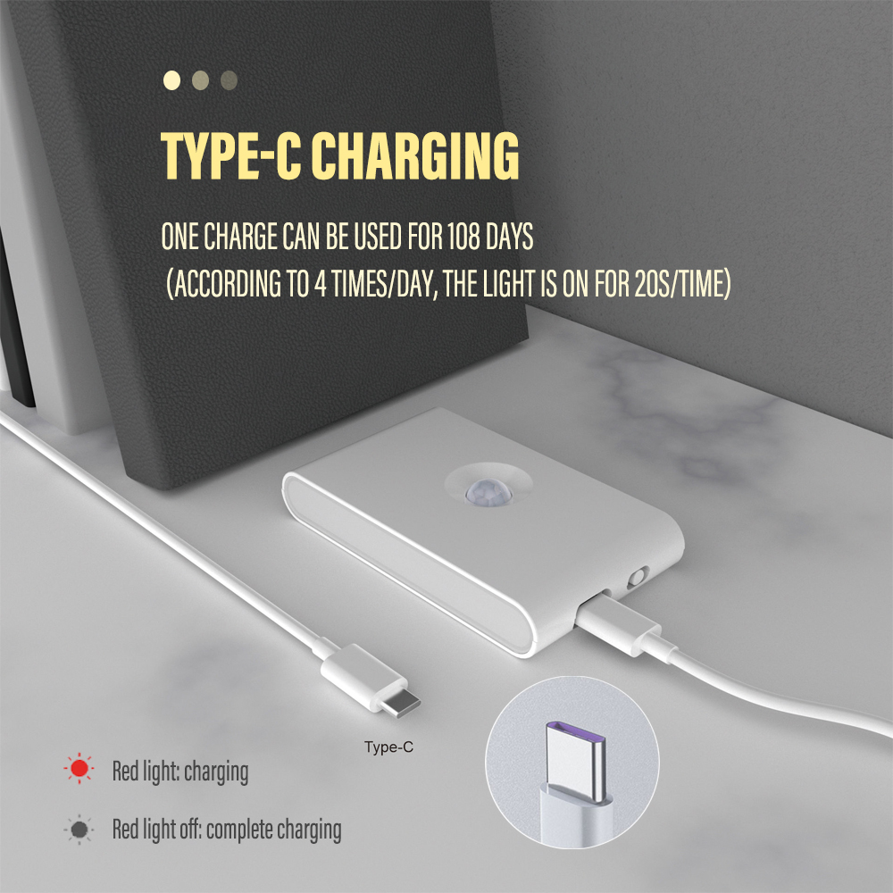 Intelligent Inductive Charging Wireless Magnetic Night Light