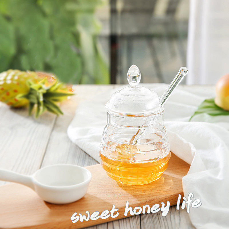 Honey  With Stir Bar Honey  Seasoning Juice Jar