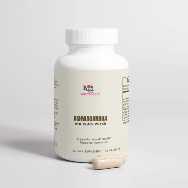 ASHWAGANDHA WITH BLACK PEPPER Ashwagandha - Shop at LoveMi