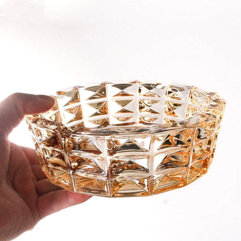 Title 3, Nordic Style Creative Crystal Glass Ashtray