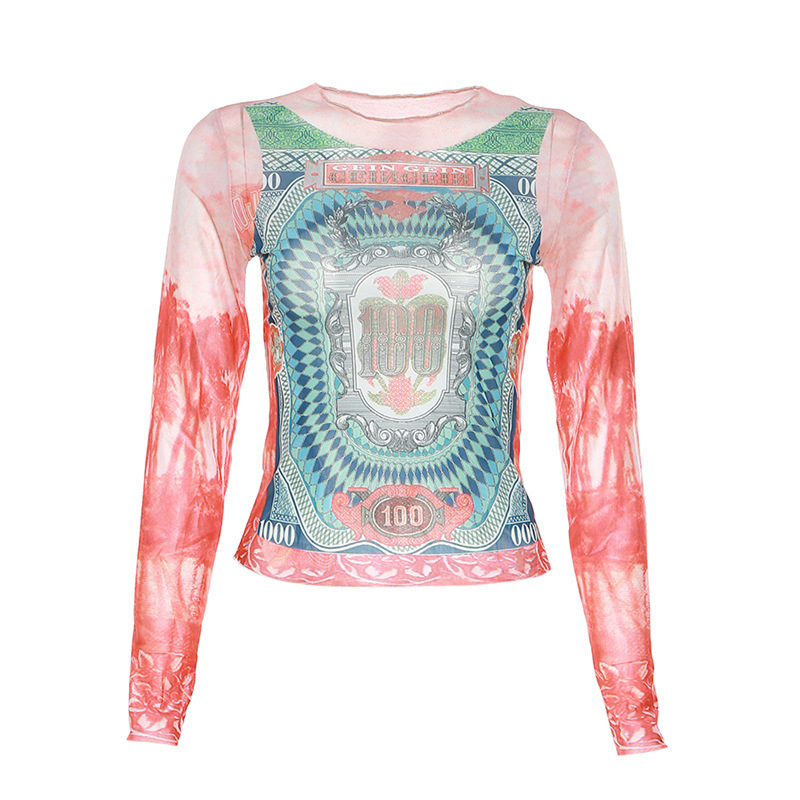 Women's Fashion Printed Long Sleeve