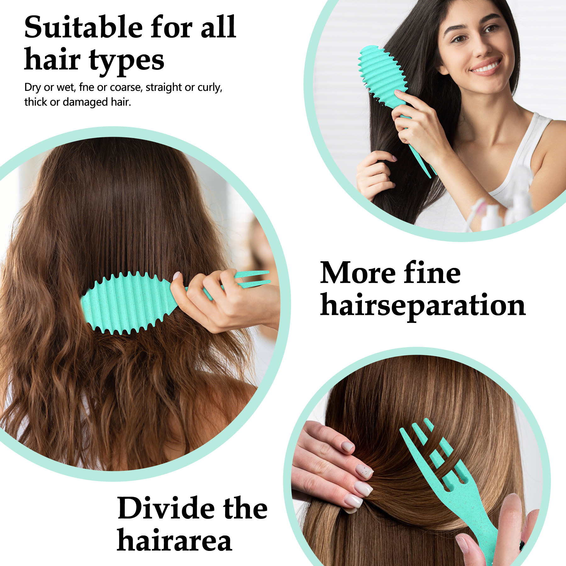 Curl Defining Hair Brush, 2025  Boar Bristle Styling Brush For Curly Hair, Shaping & Defining Curls For Women 5