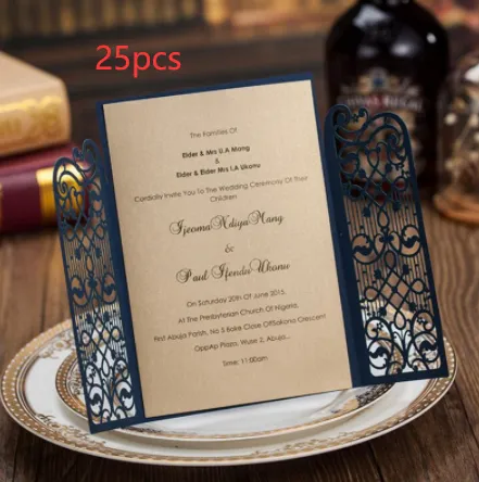 Personalized custom invitation 25Pcs - Shop at LoveMi