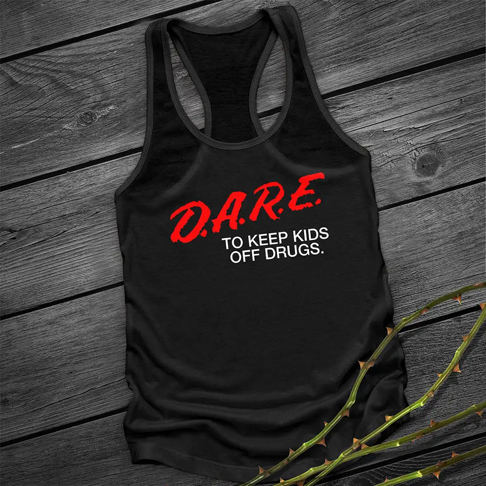 European And American Pattern Vest Women's Summer Loose Top - Black