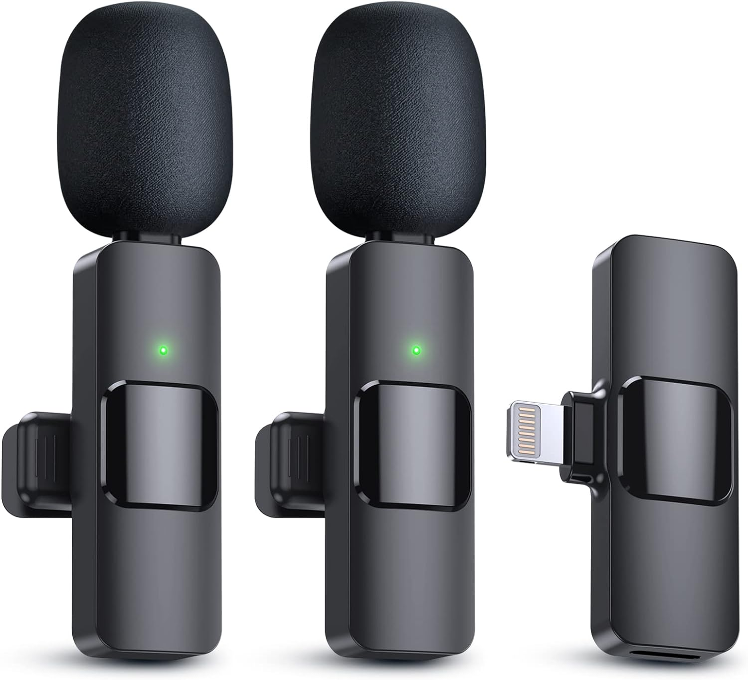 Wireless Lavalier Microphone, Type - C IPhone 15, 16, Rechargeable Wireless Micr - 第 7/7 張圖片