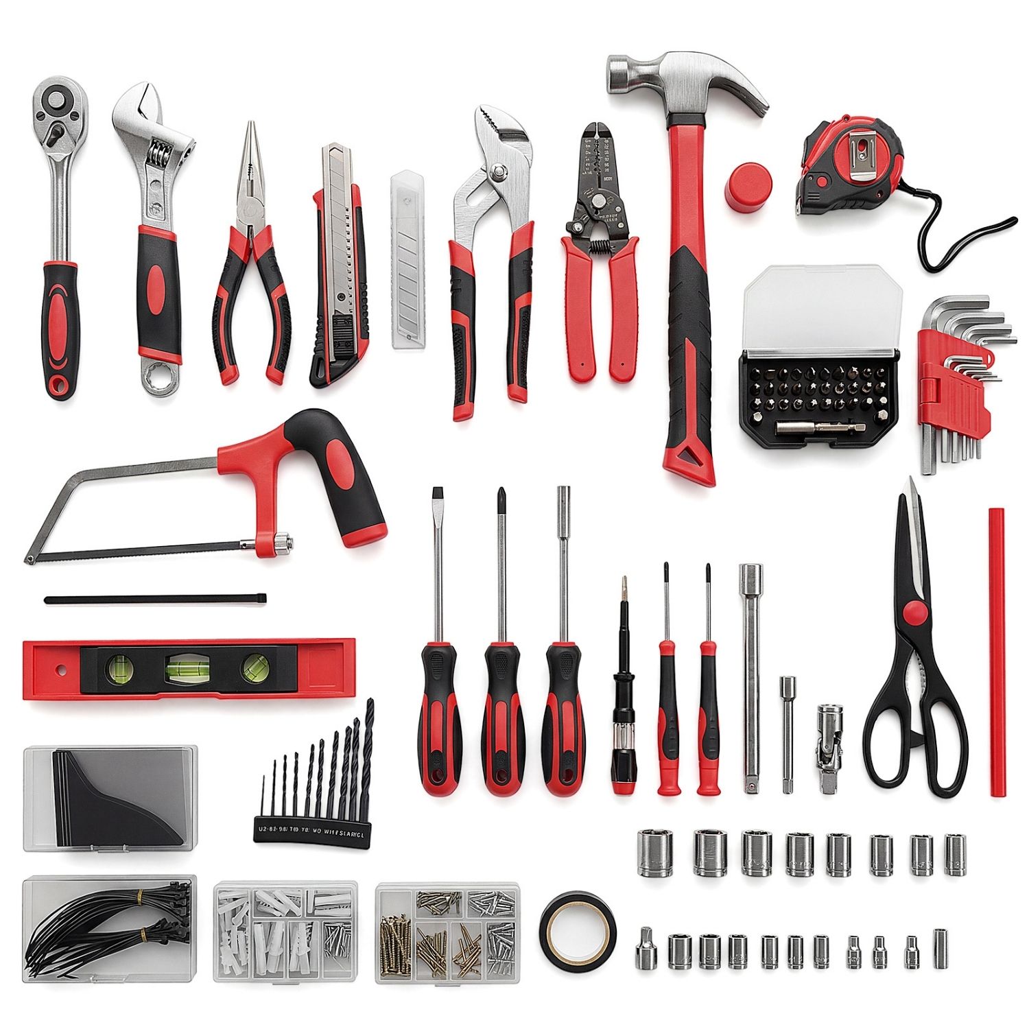 Home And Auto Repair Tool Kit, With Drawer Storage Toolbox, Complete Tool Set For Daily Use view 4