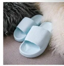 Home Slippers Couples Feel Cool Stepping On Excrement Blue - Shop at LoveMi