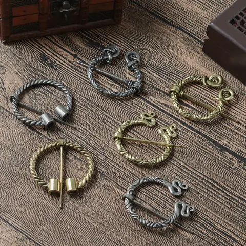 Viking Metal Brooch Pin
