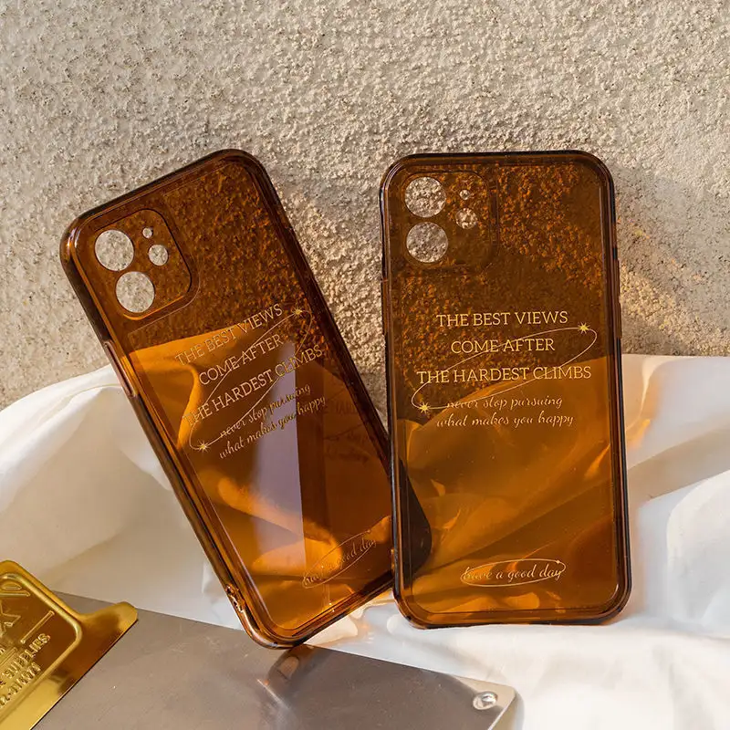 Silicone Art Text All-Inclusive Phone Case