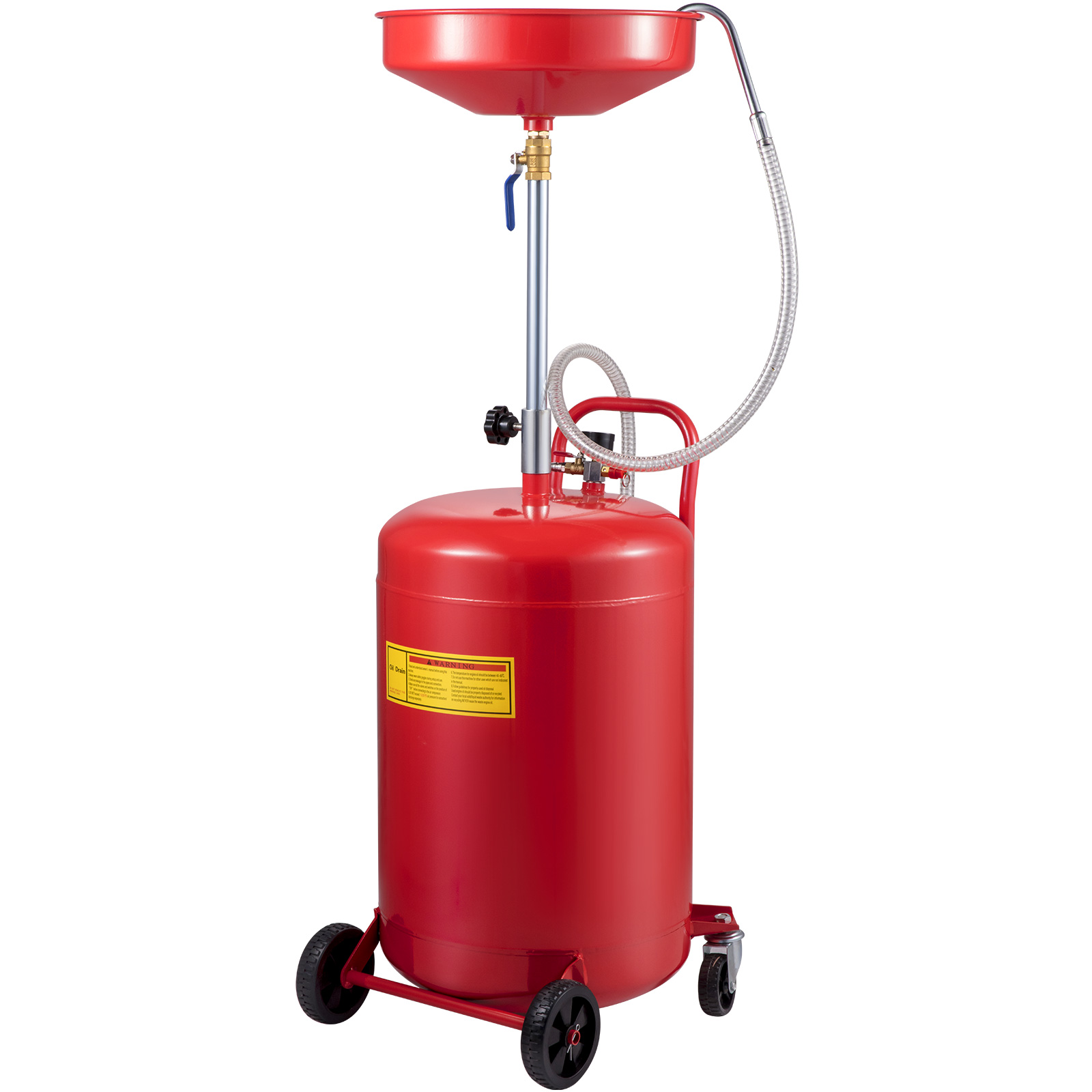 VEVOR Waste Oil Drain Tank 20 Gallon Portable Oil Drain Air Operated Drainer Oil Change, Oil Drain…