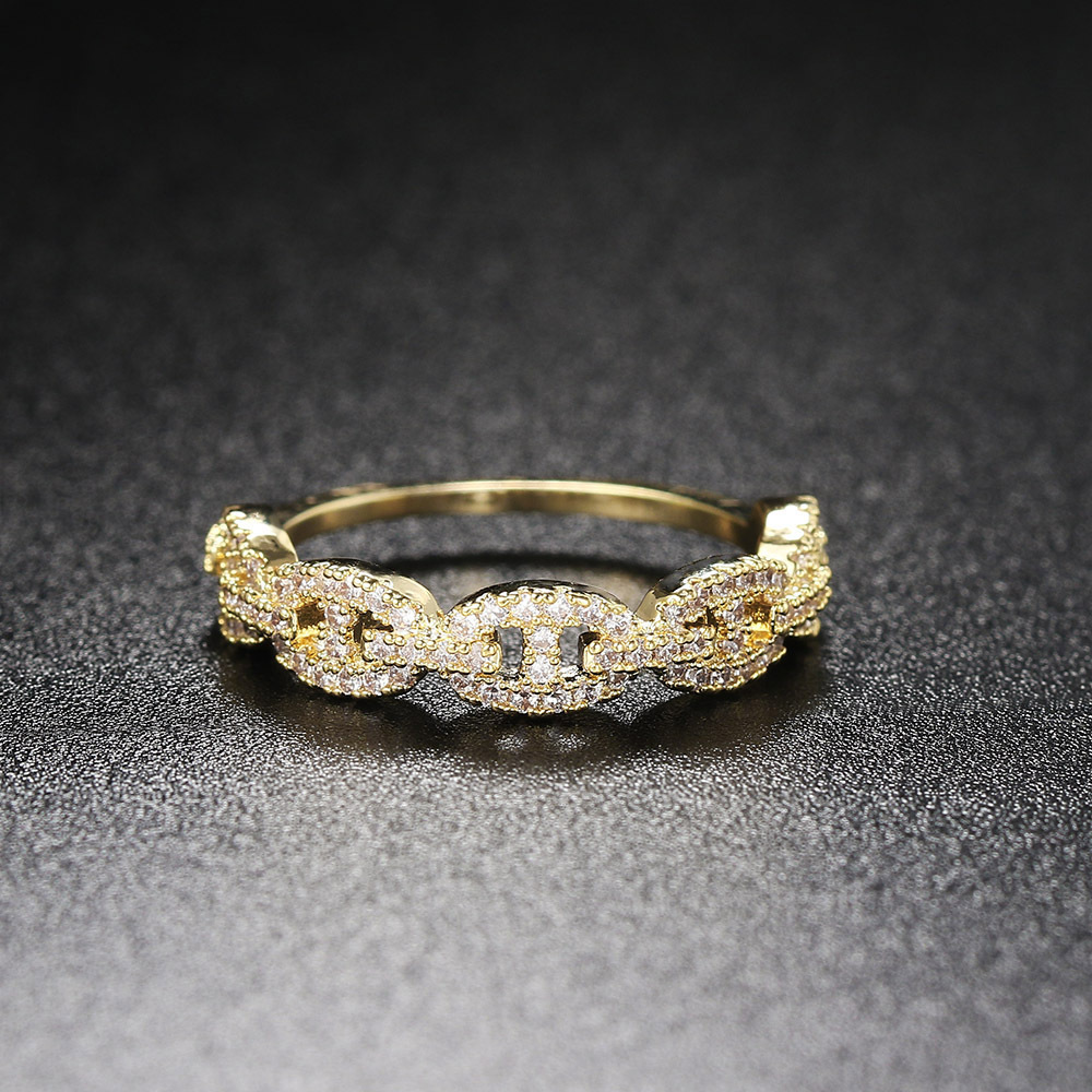 Title 2, European And American Fashion Full Diamond Ring...