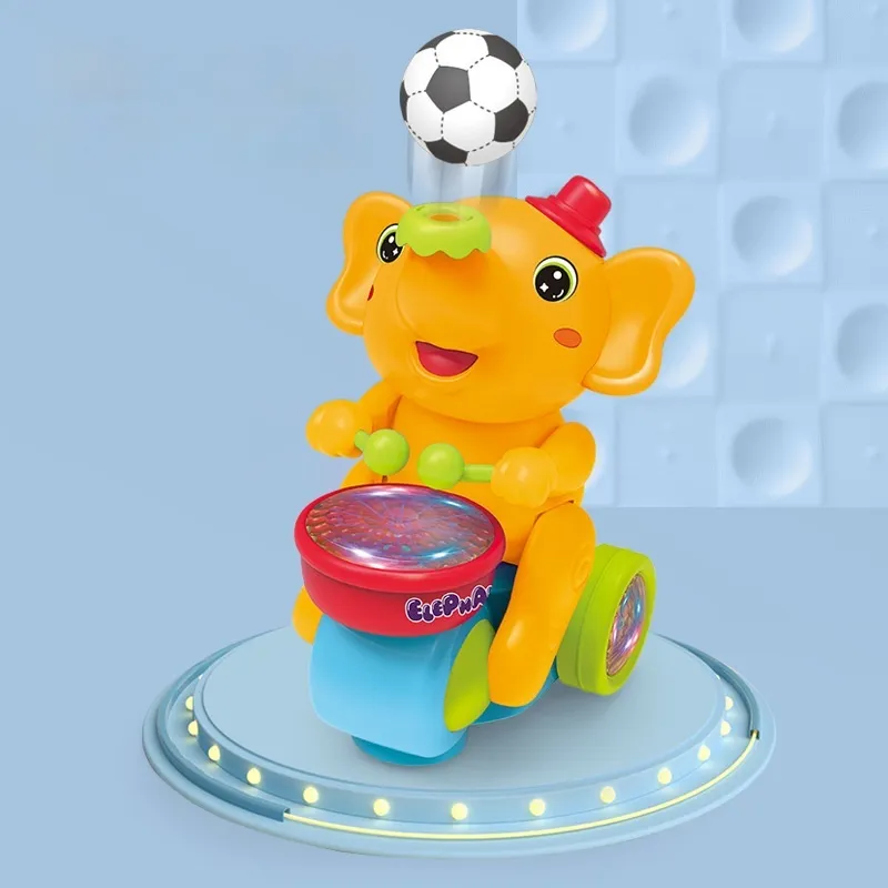 Cute Elephant Cool Music Light Electric Children's