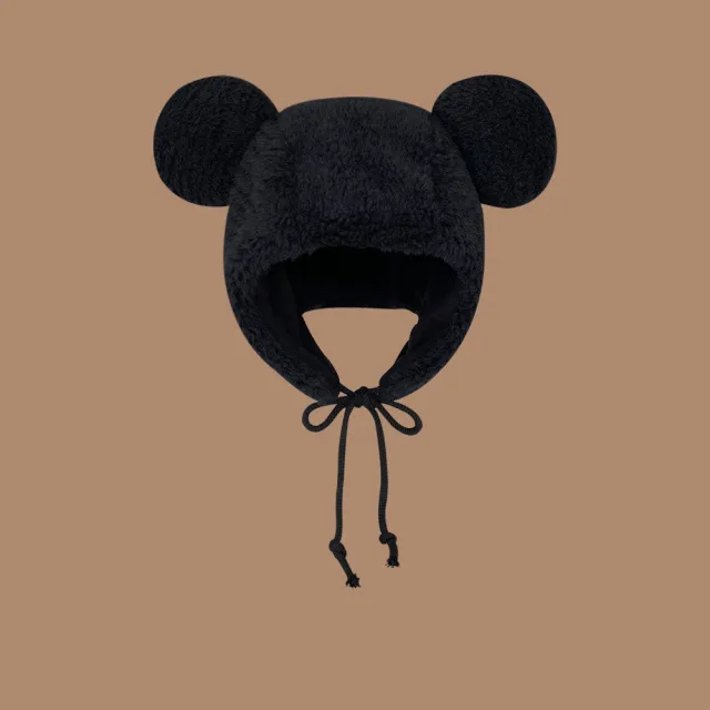 Warm With Velvet Lambswool Hat Black - Shop at LoveMi