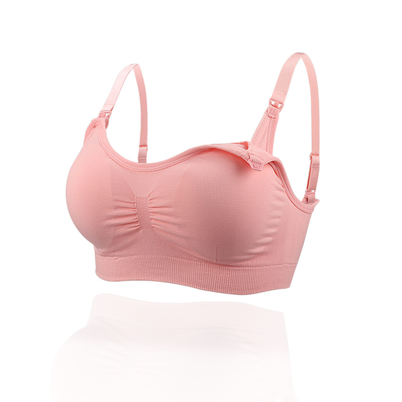 Title 3, Front Button Seamless Nursing Bra Push Up Thin