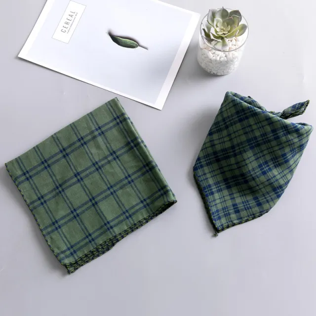 Dog Turban Birthday Gift Water Bib Double sided Turban Dark Green - Shop at LoveMi