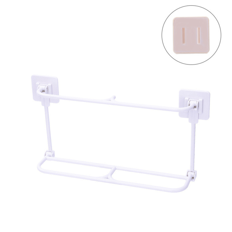 Title 9, Foldable Bathroom Slippers Rack Wall-mounted Sl...