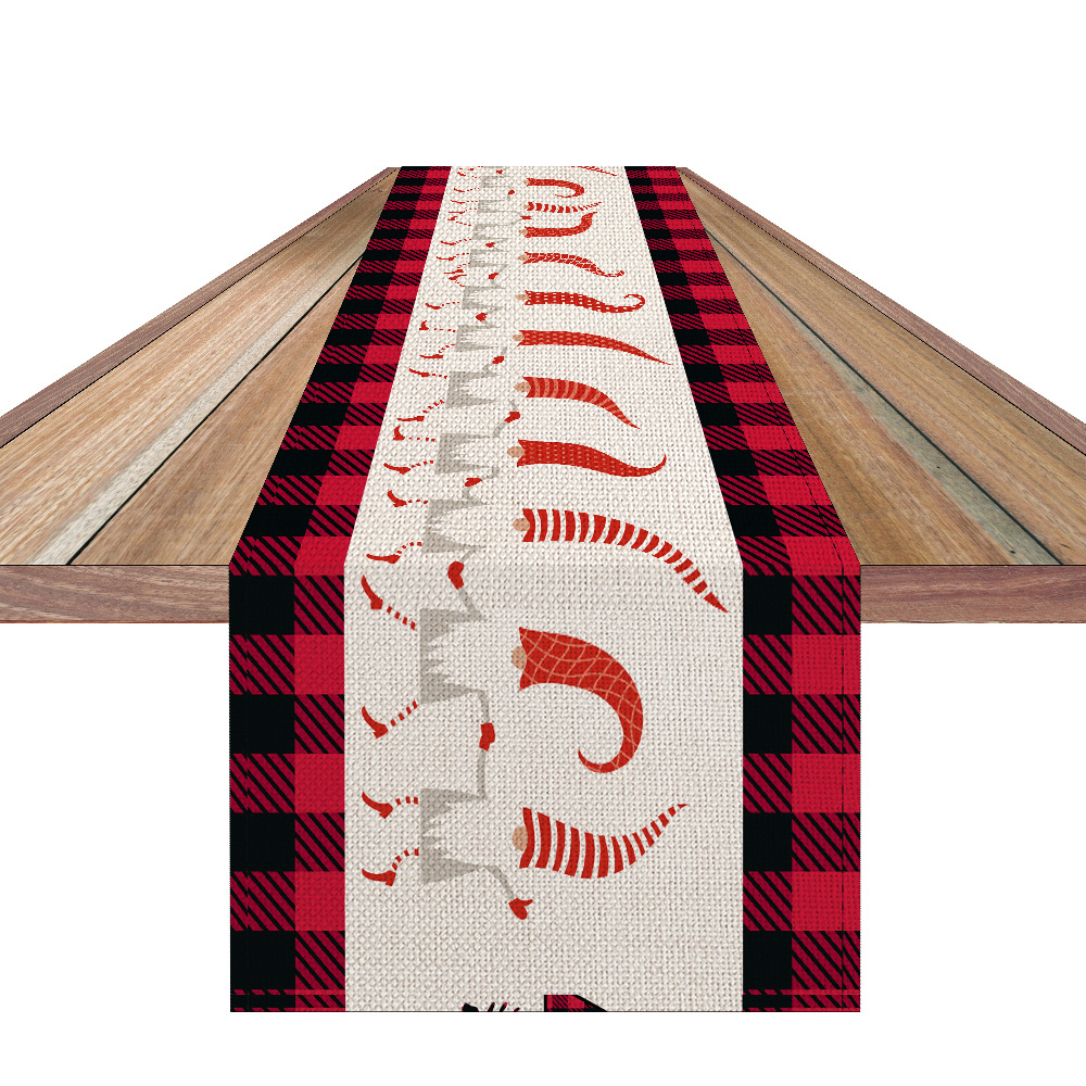 Christmas Table Runner Plaid Pattern (No.1 suit)