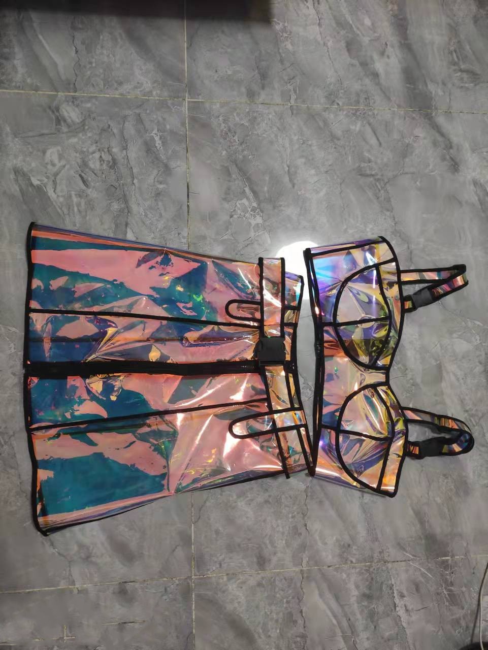 Two-piece Laser Cool Rock And Roll Costume