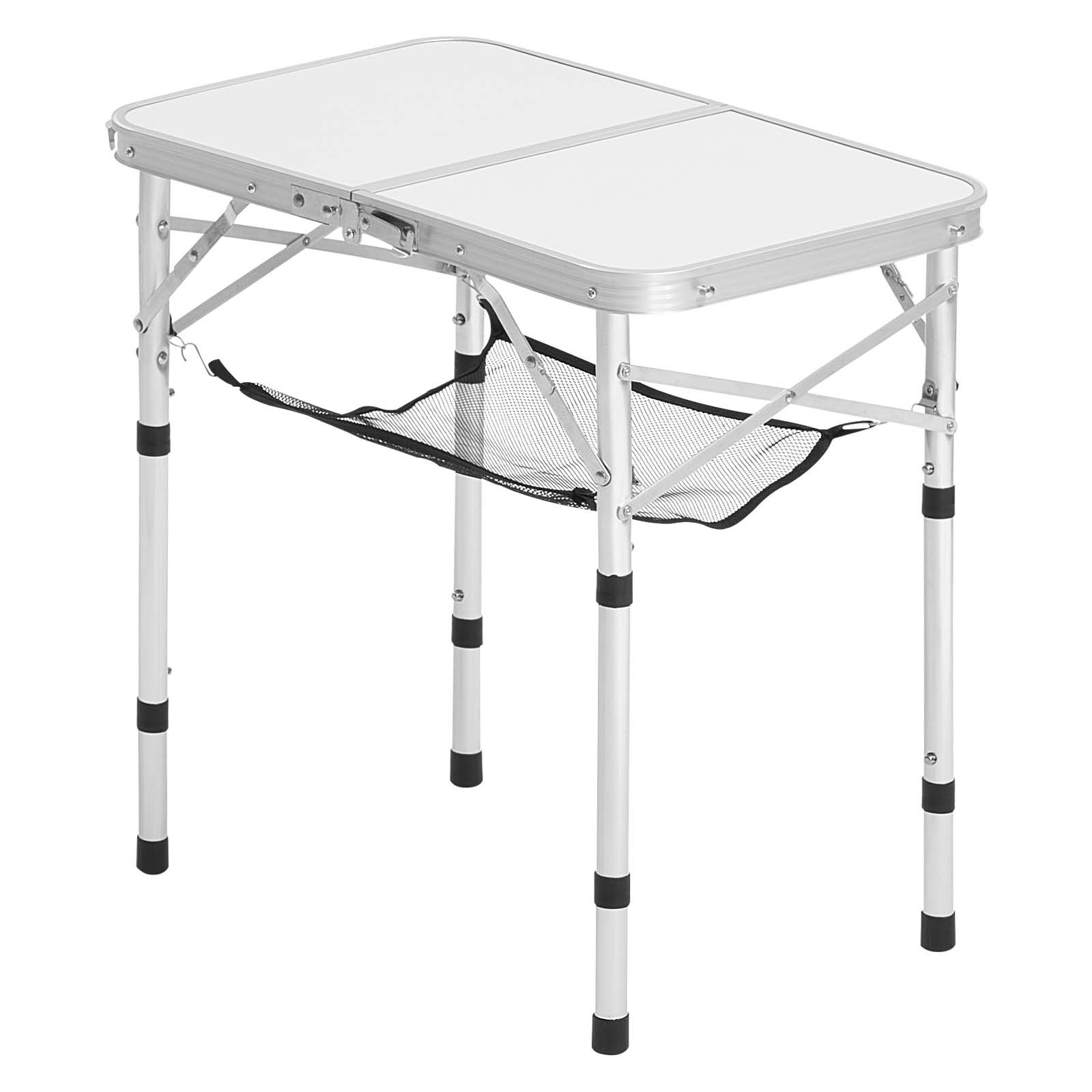 2ft Folding Portable Camping Table Aluminum Outdoor Table Adjustable Height — foto 5