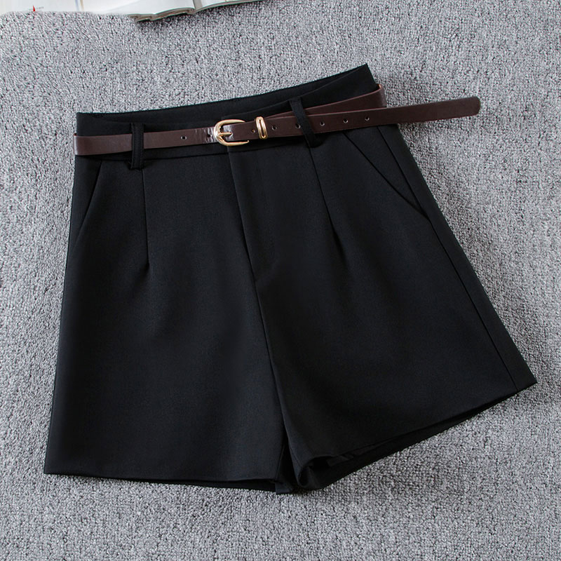 Black Suit Shorts