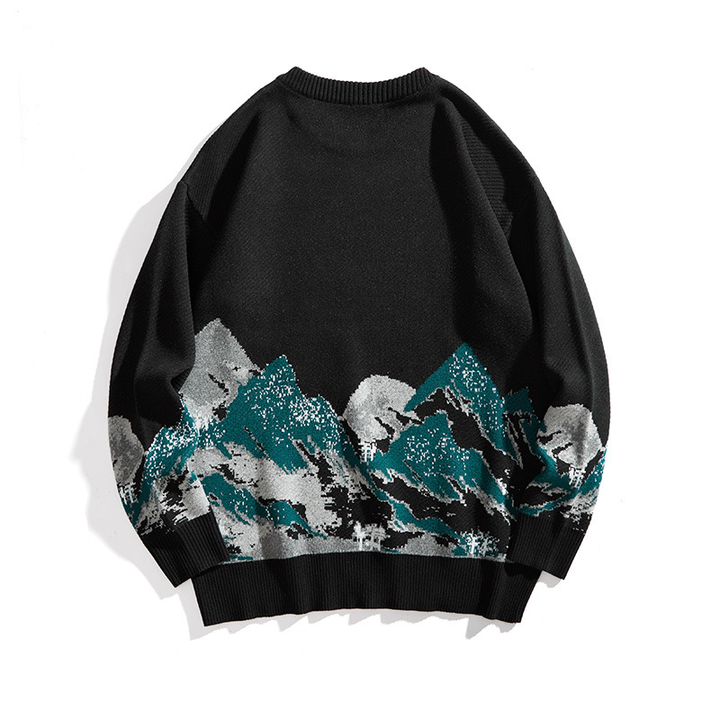 Sweater Men's Loose Pullover Casual Sweater Coat