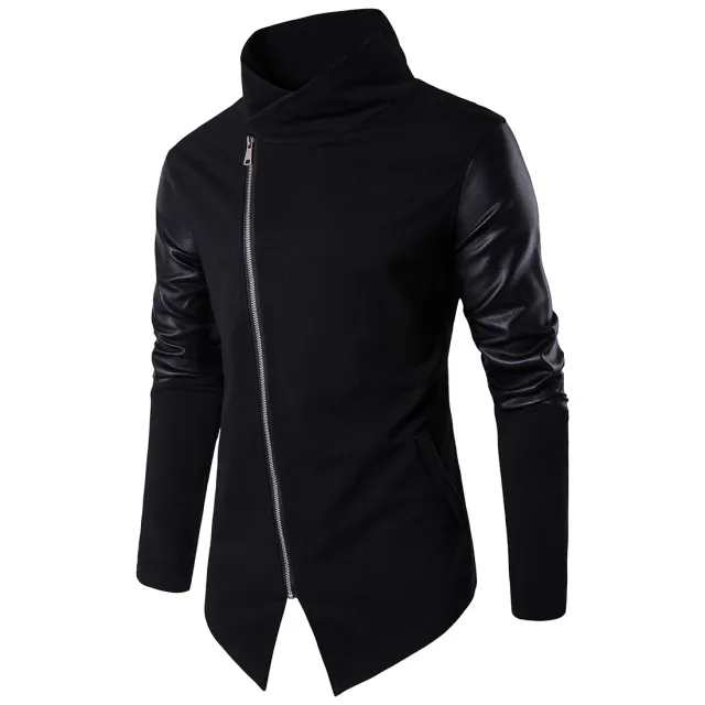 Large Casual Standing Collar For Slimming Fit Tan - Shop at LoveMi