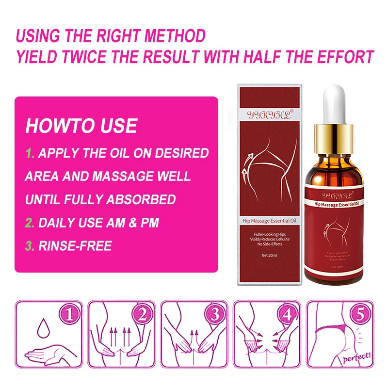 Моделирующий крем-лифтинг для ягодиц, массажное масло